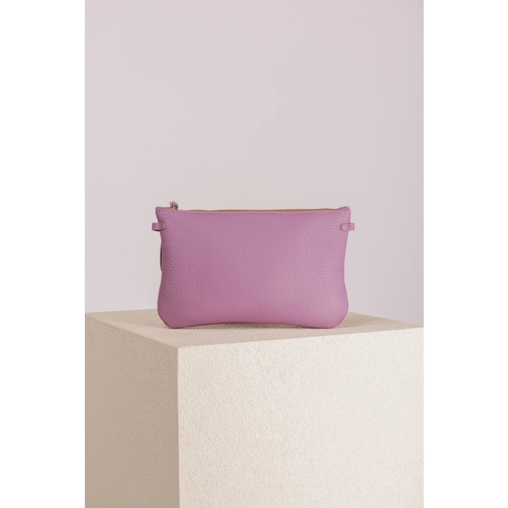 Gianni Chiarini Paars-Sabbia Clutch Tas Purple Dames