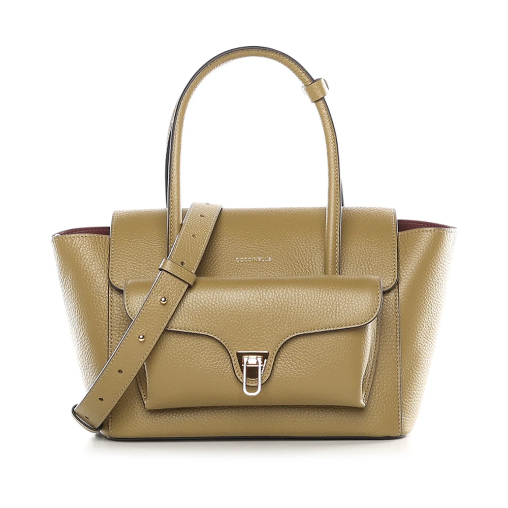 Coccinelle Women's Green Handbags, One Size, Double Beat Handbag