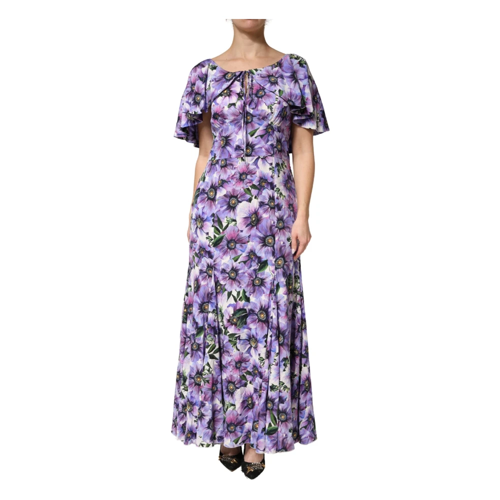 Dolce & Gabbana Women's Purple Gowns, L, Maxi Dress