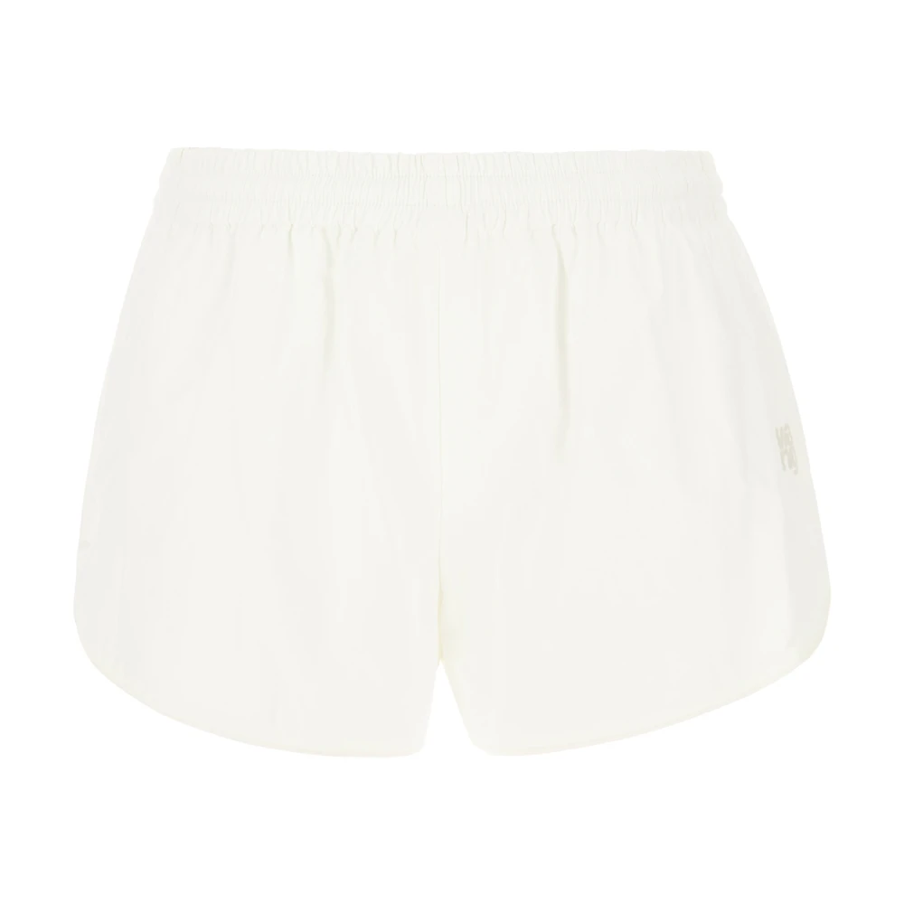 T by Alexander Wang Casual Denim Shorts voor Vrouwen White Dames