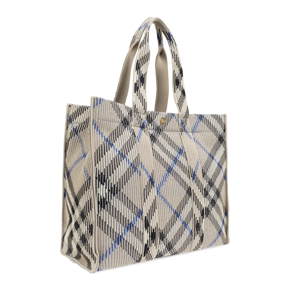 Burberry Check schoudertas Gray Dames
