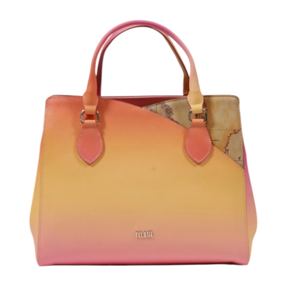 Alviero Martini 1a Classe Roze Schoudertas met Rits Multicolor Dames