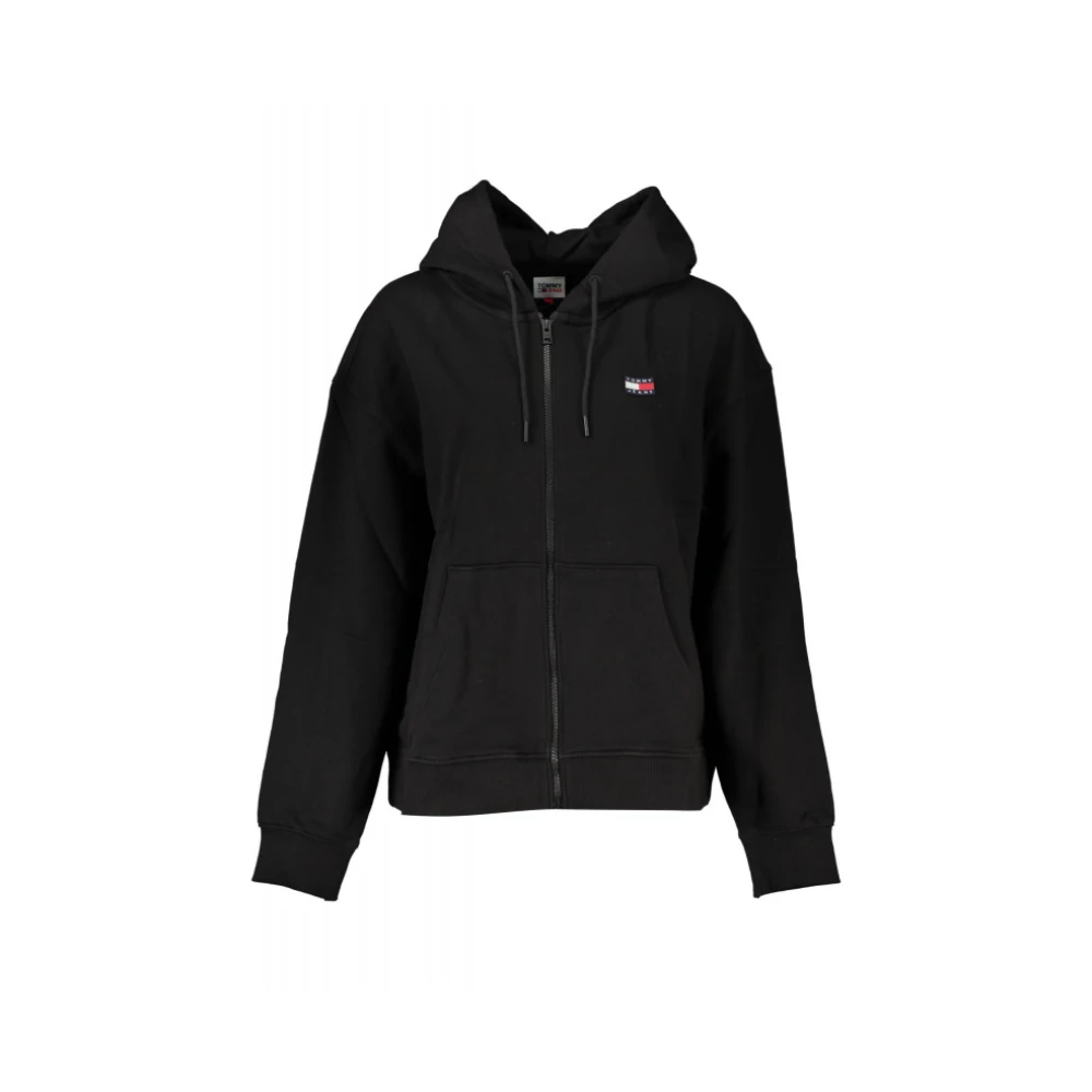 Tommy Hilfiger Felpe Nero - Female - Zip-Throughs - Black - 2XS - Sweatshirts & Hoodies