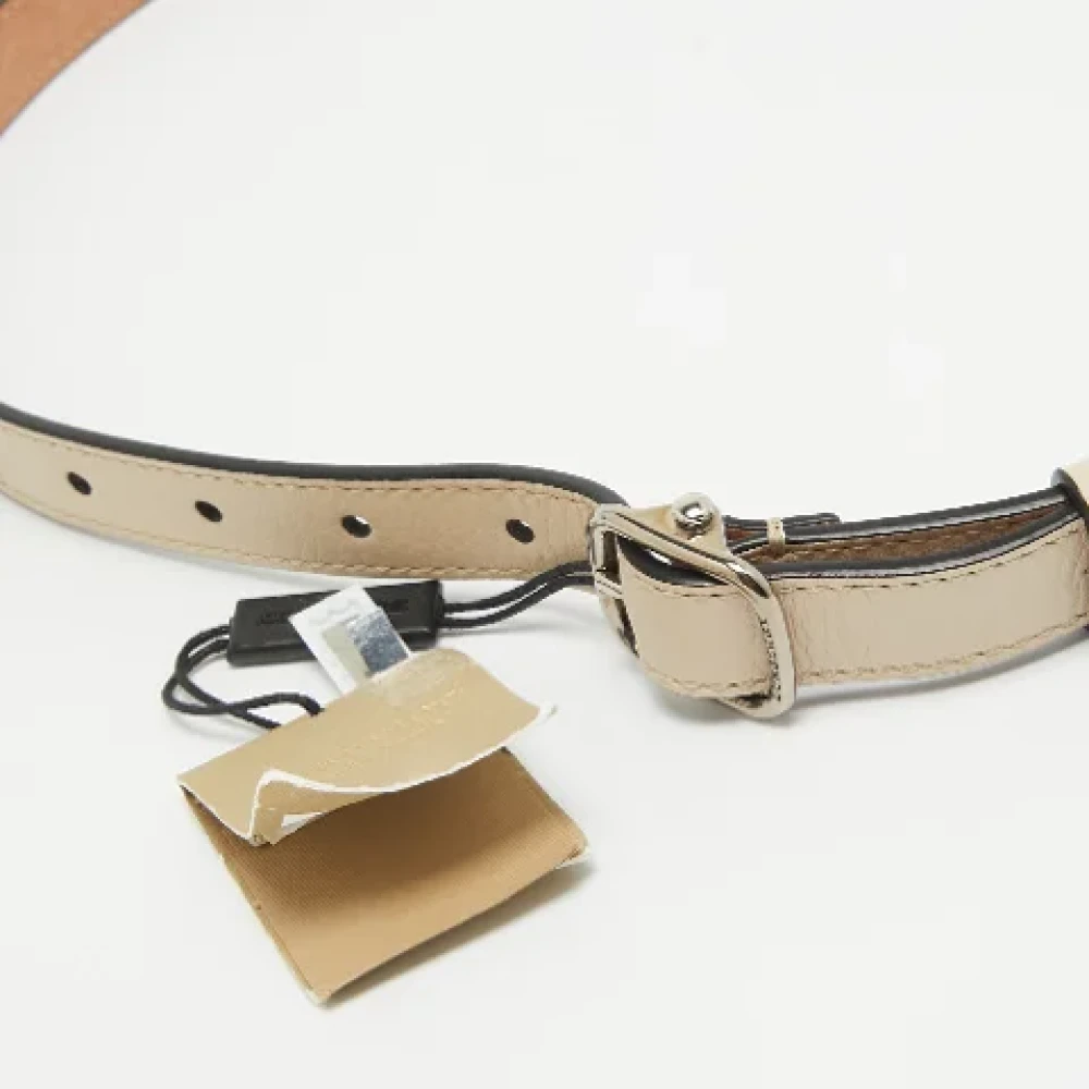 Burberry Vintage Pre-owned Leather belts White Dames