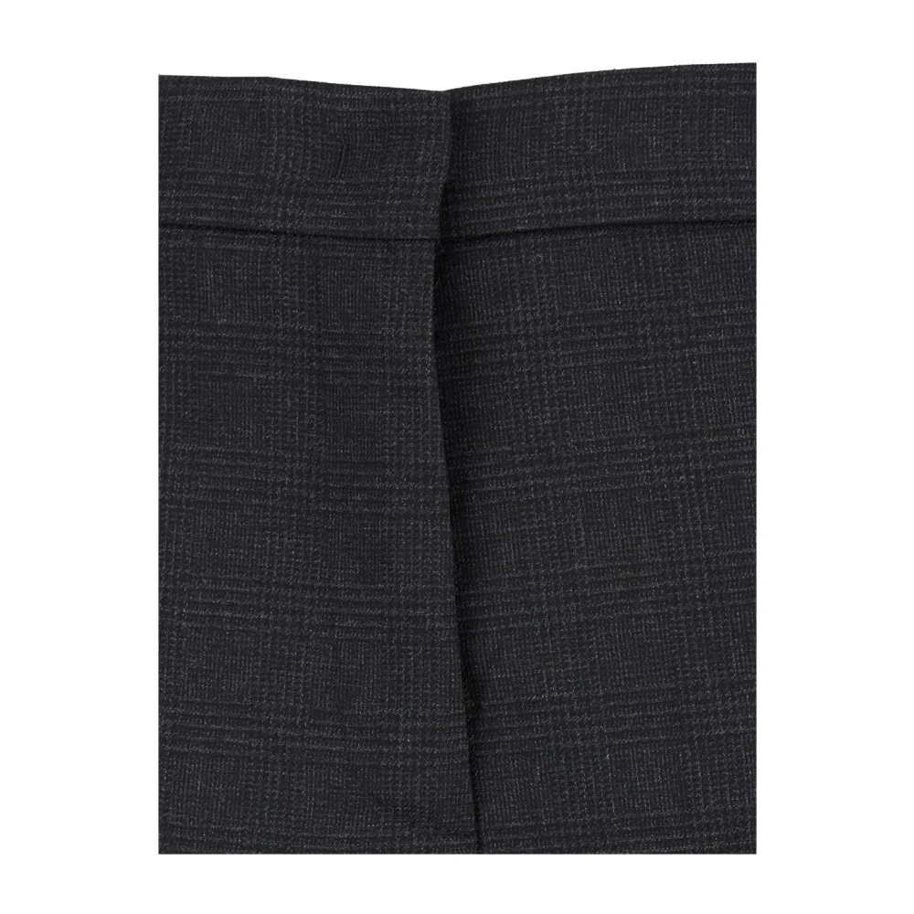 Plain Units Grijze Geruite Broek Gray Dames