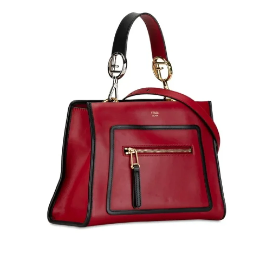Fendi Vintage Pre-owned Leather fendi-bags Red Dames