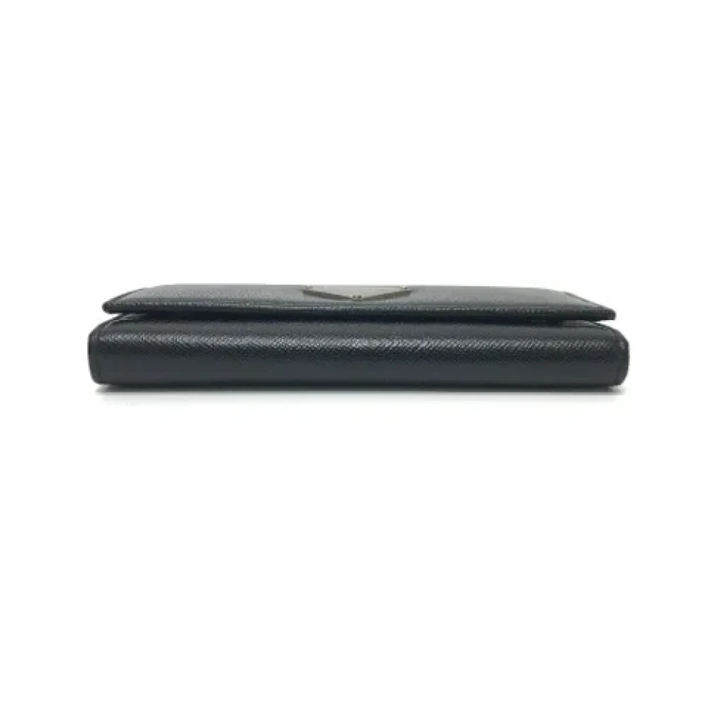 Prada Vintage Pre-owned Canvas key-holders Black Dames