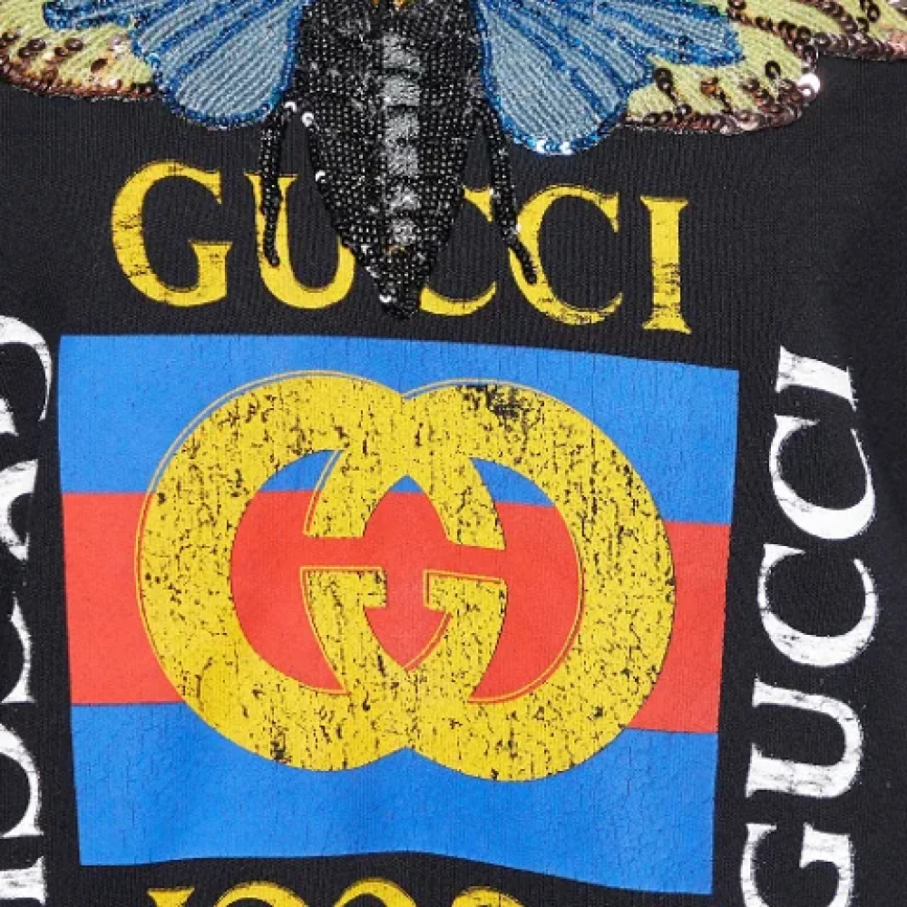 Gucci Vintage Pre-owned Cotton tops Black Dames
