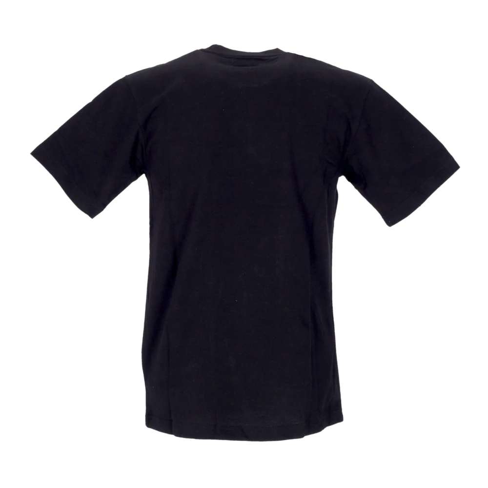 Market Horserace Print Polo Tee Black Heren