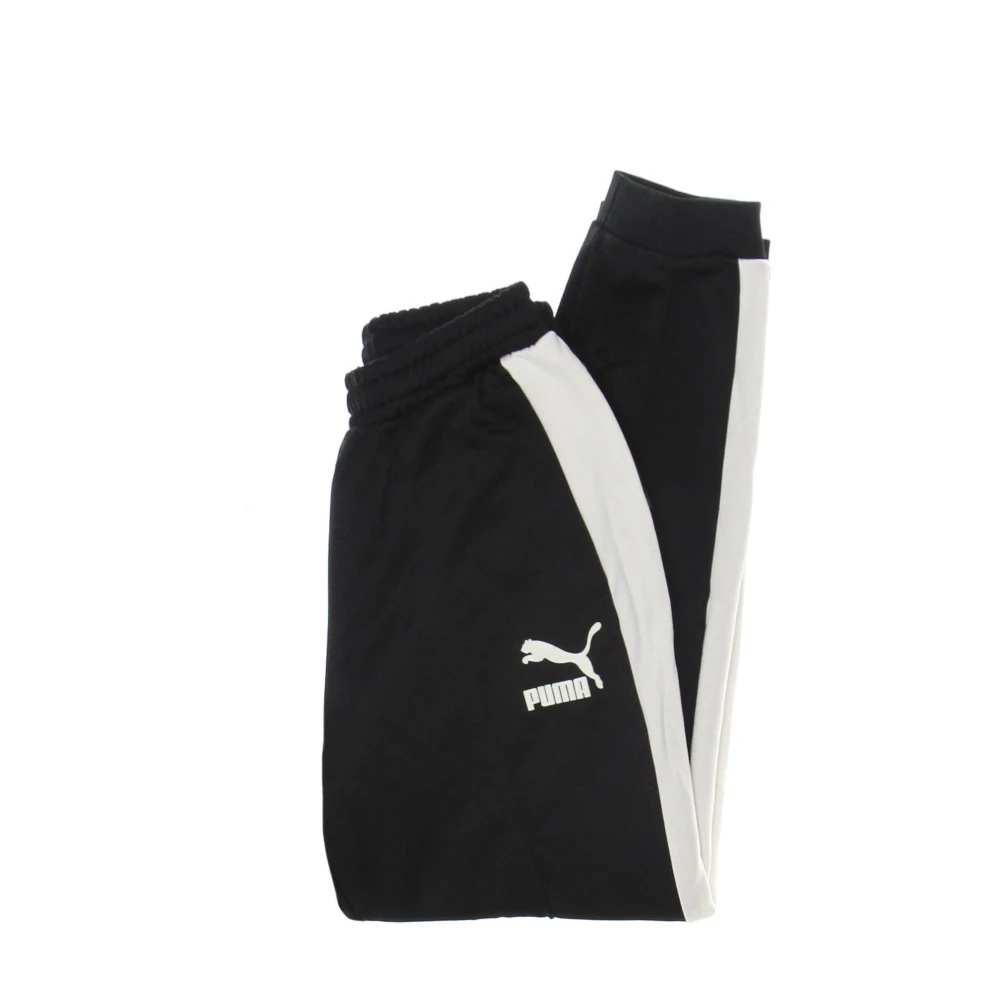 Puma Zwarte trackpants met elastische tailleband Black Heren
