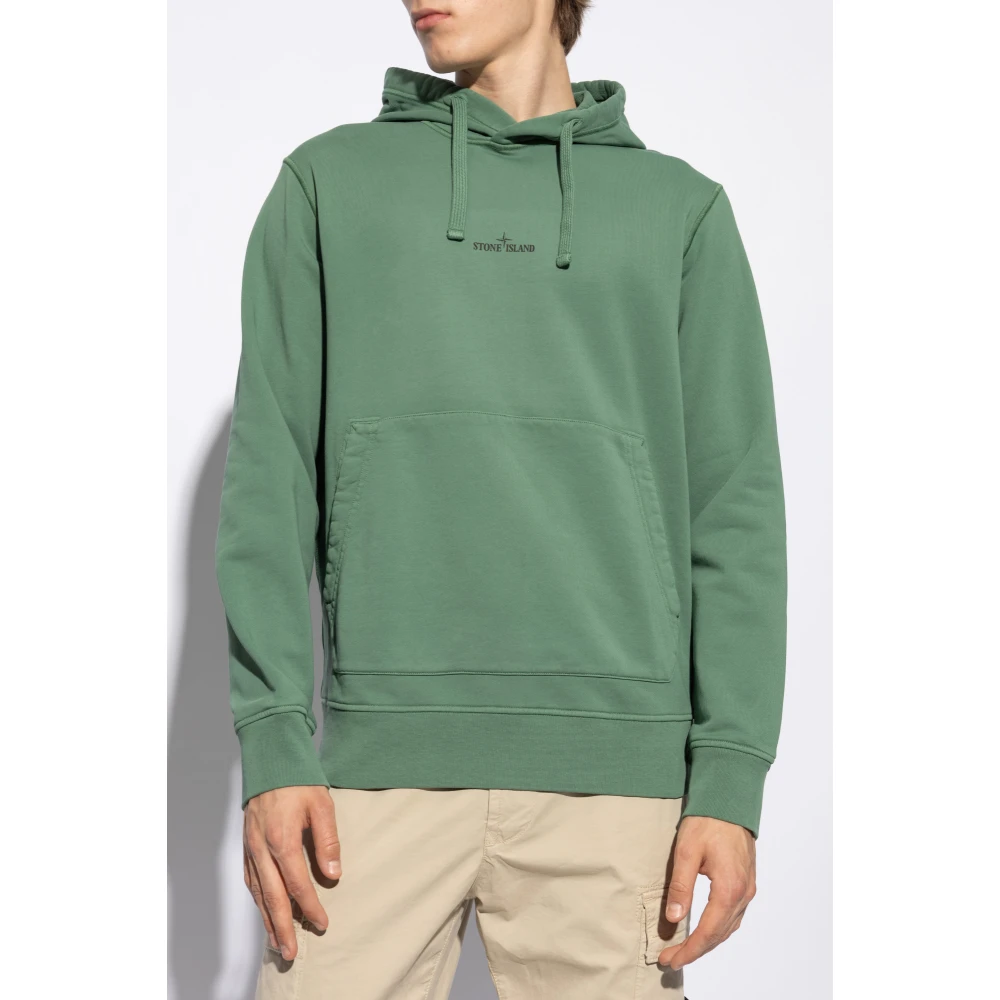 Stone Island Capuchontrui Green Heren