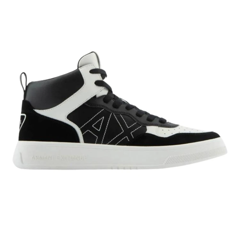 Armani Exchange Moderna, Snygga Sneakers Black, Herr