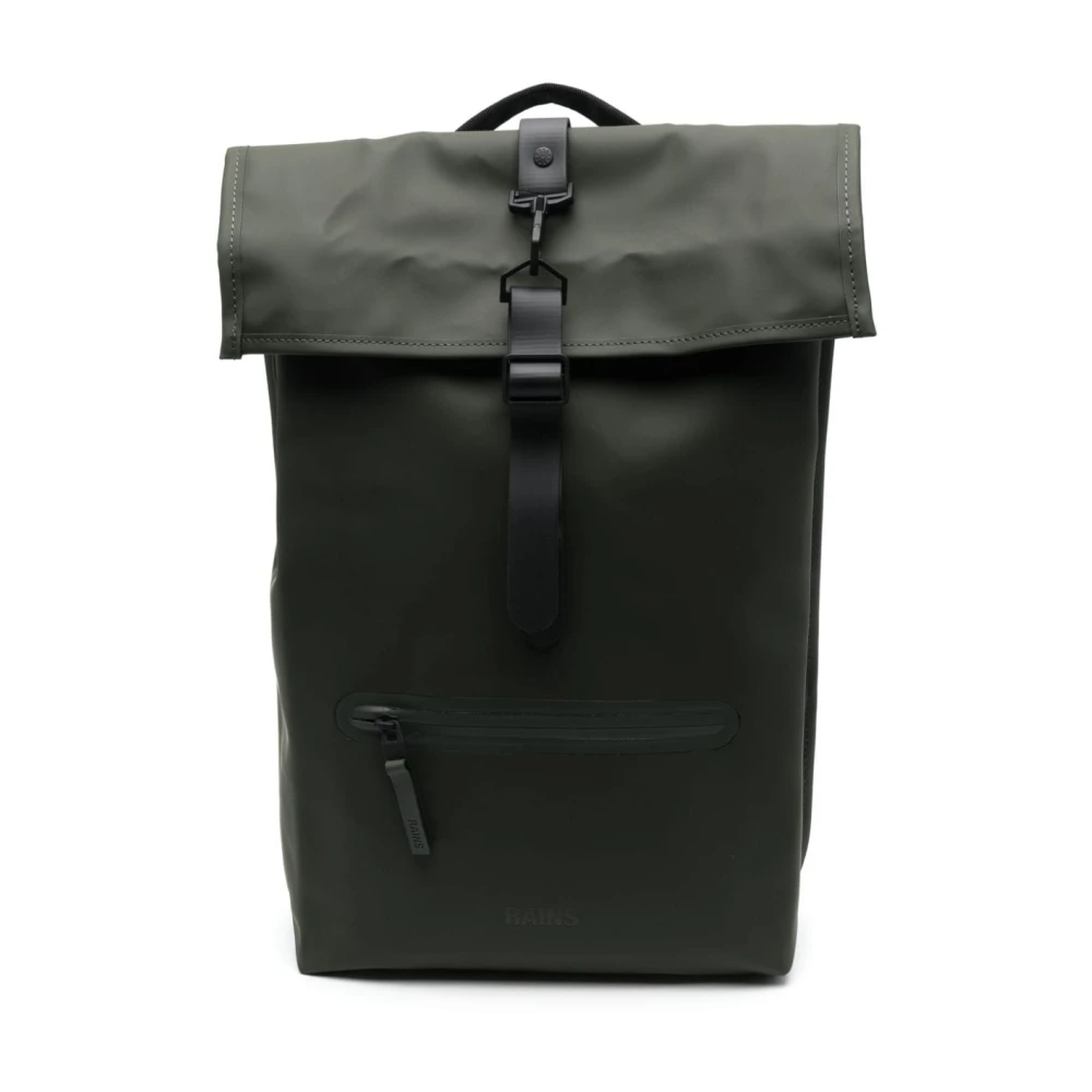 Rains Men's Green Backpacks, One Size, Top Flap W3 Backpack