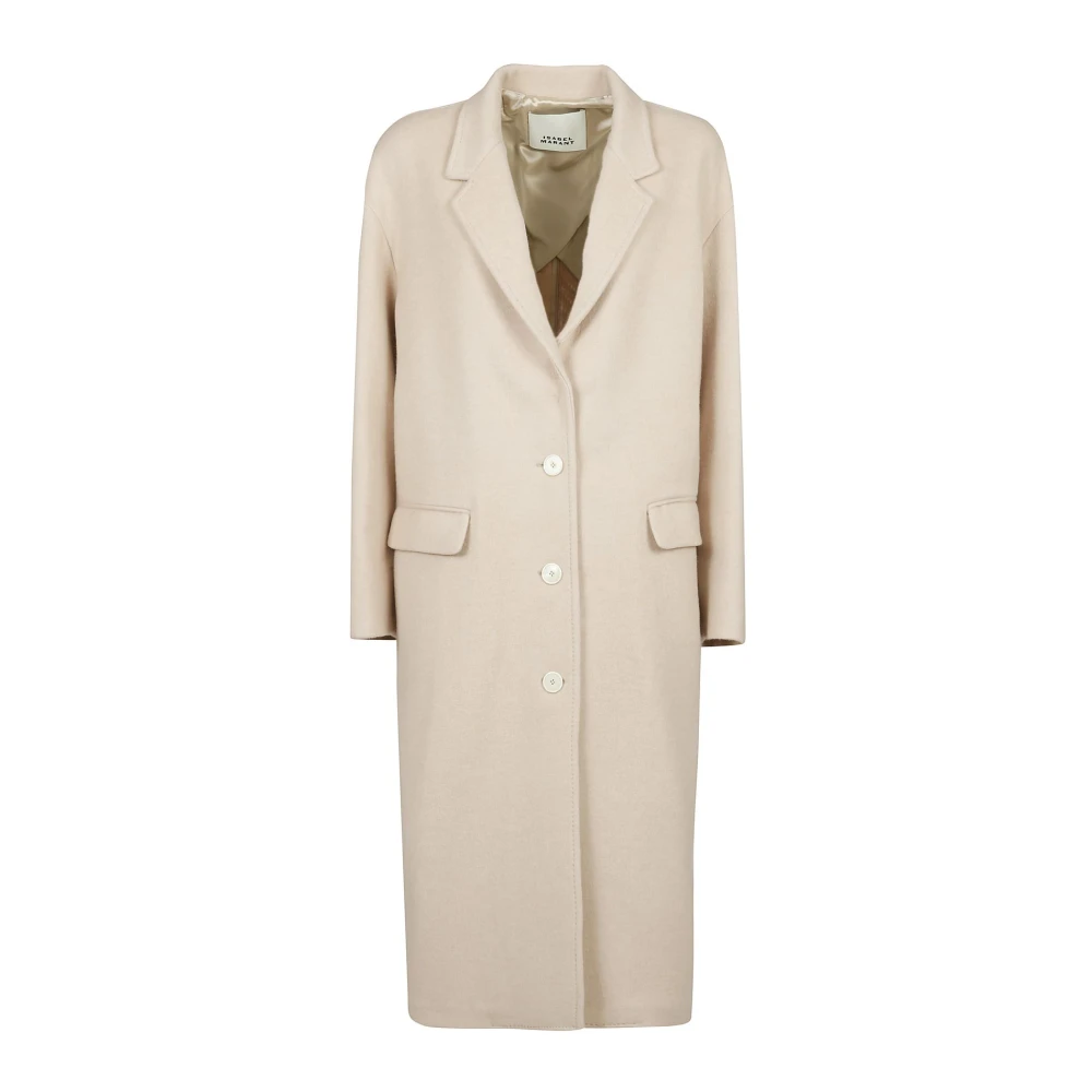 Isabel Marant Women's Beige Long Coat