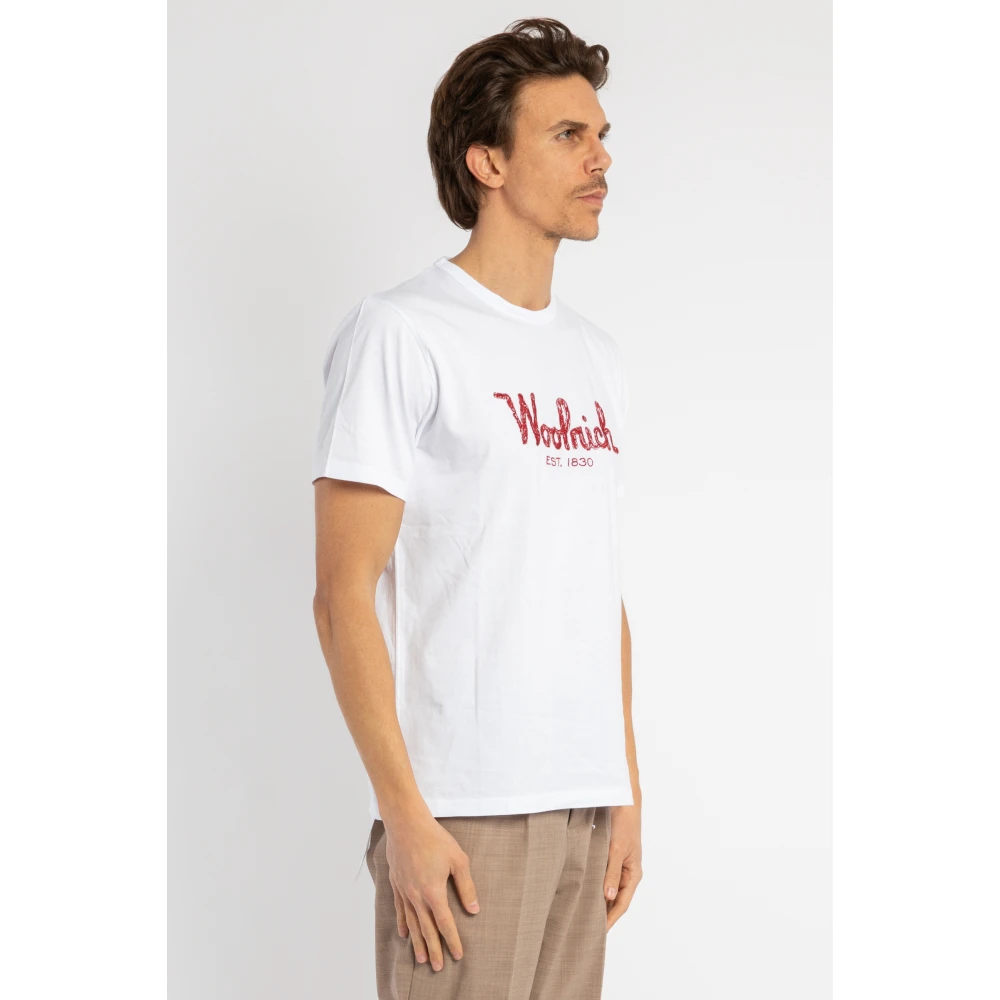 Woolrich T-Shirts White Heren