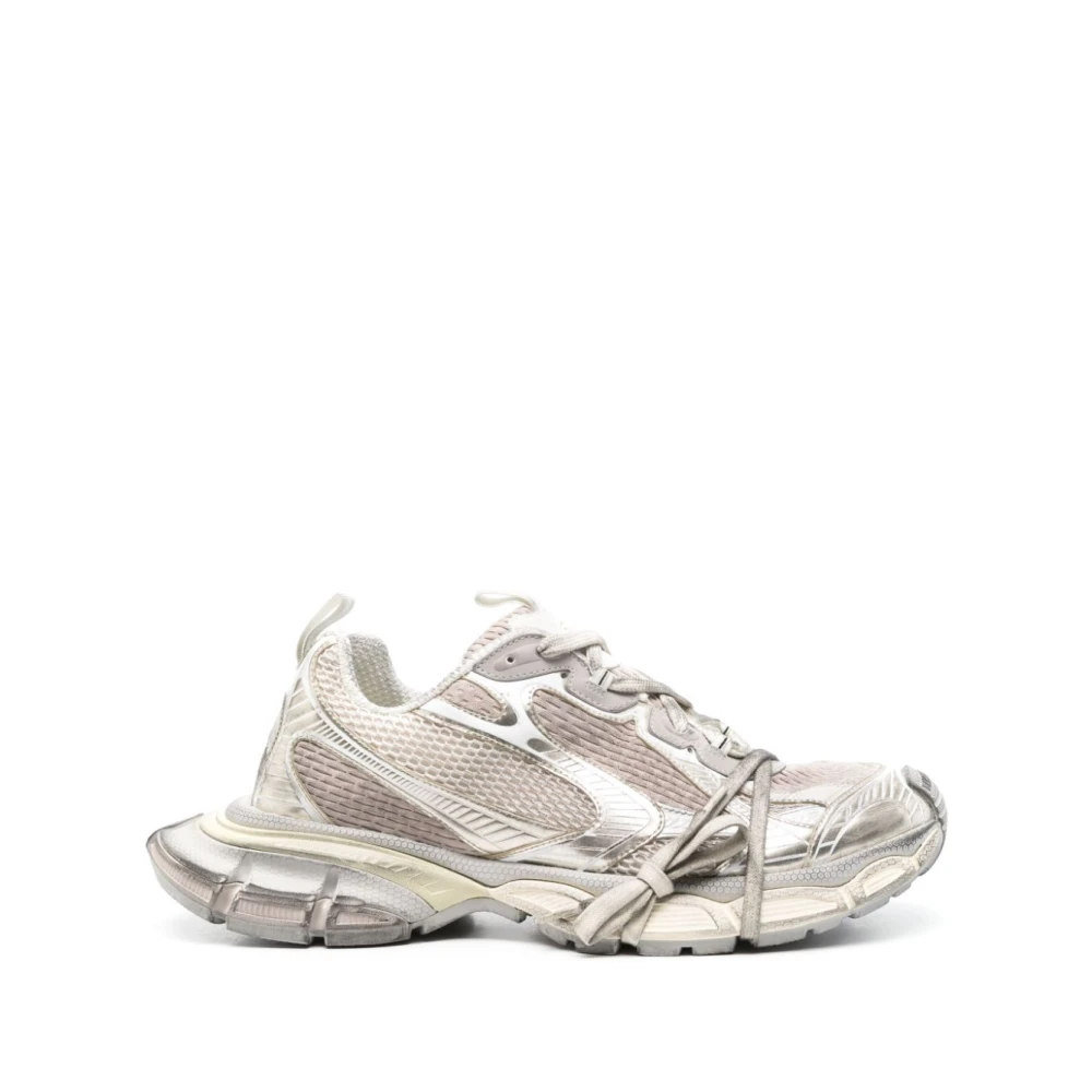 Balenciaga Gouden Sneakers met Mesh Details Heren Schoenen Veelkleurig Multicolor