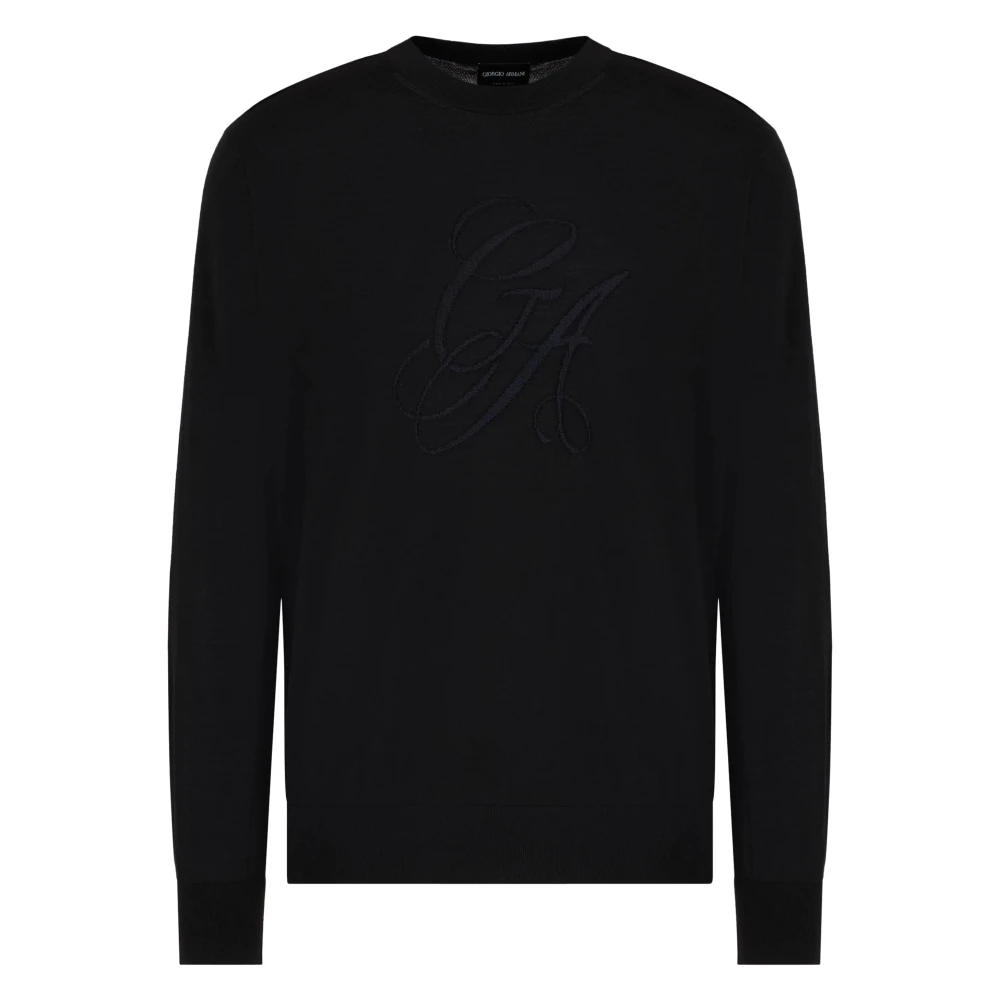 Knitwear > Round-neck Knitwear - - Giorgio Armani - Modalova