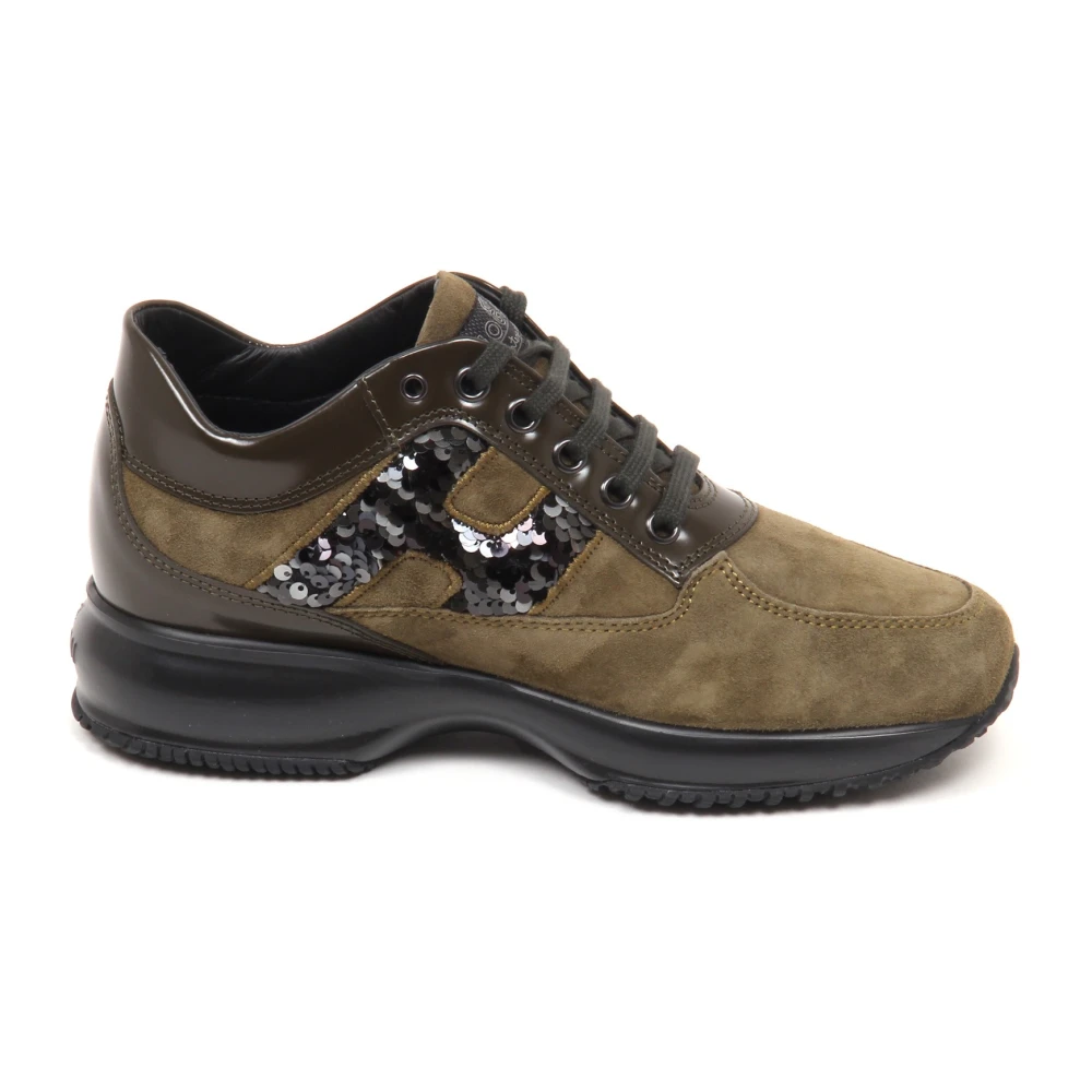 Hogan Interactive Sequin Schoenen Dames Schoenen Groen