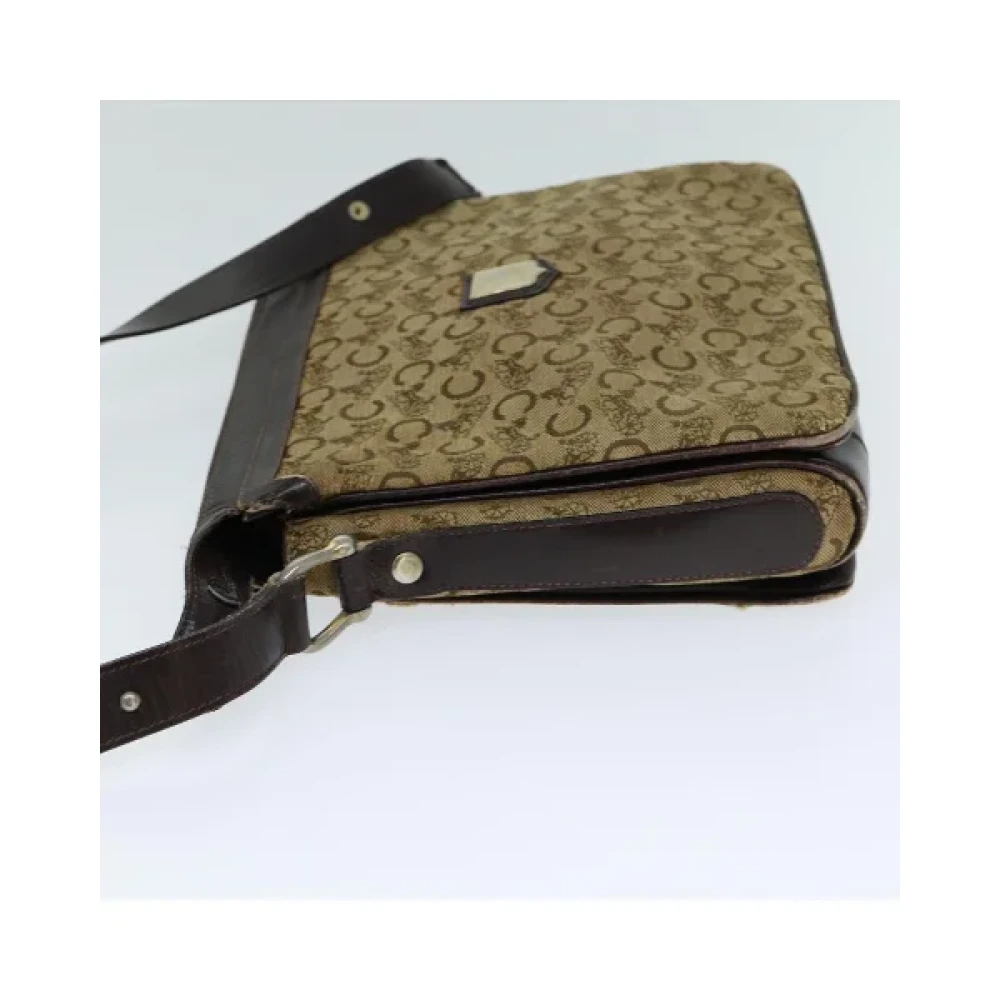 Celine Vintage Pre-owned Canvas celine-bags Beige Dames