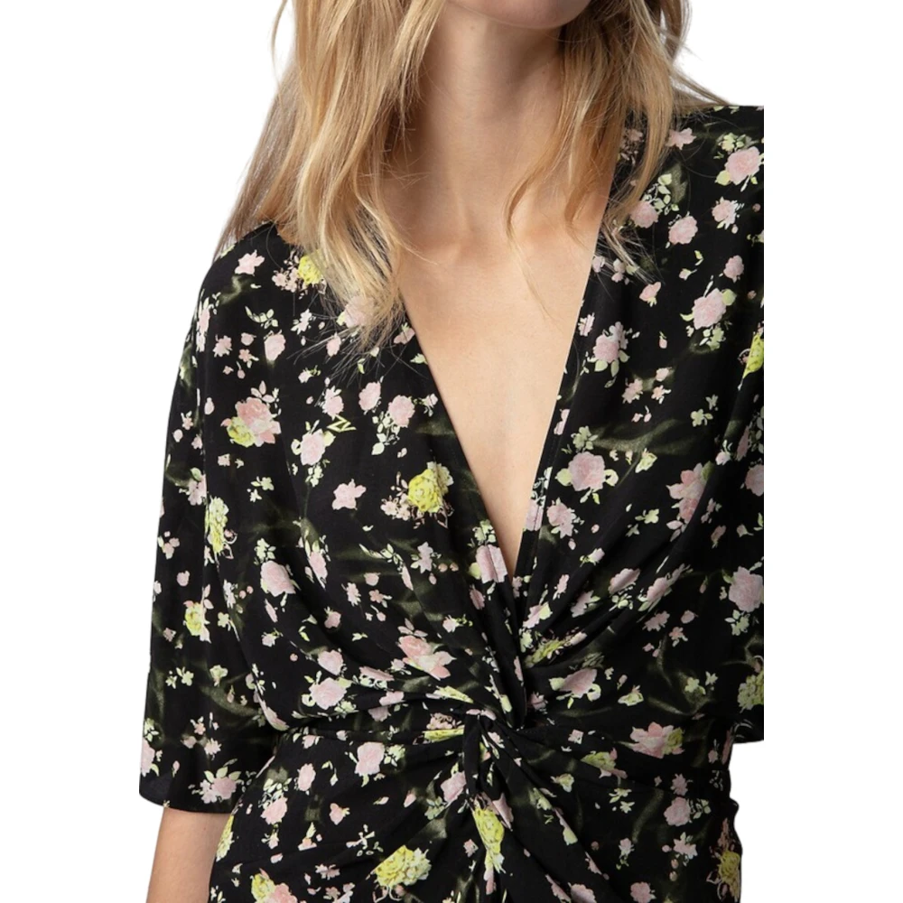 Zadig & Voltaire Zwarte Jurken Collectie Multicolor Dames
