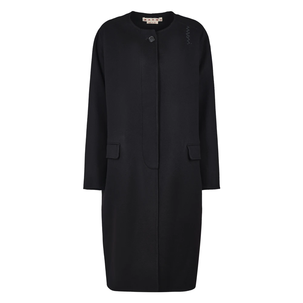 Marni Women's Black Stylish Coats Collection
