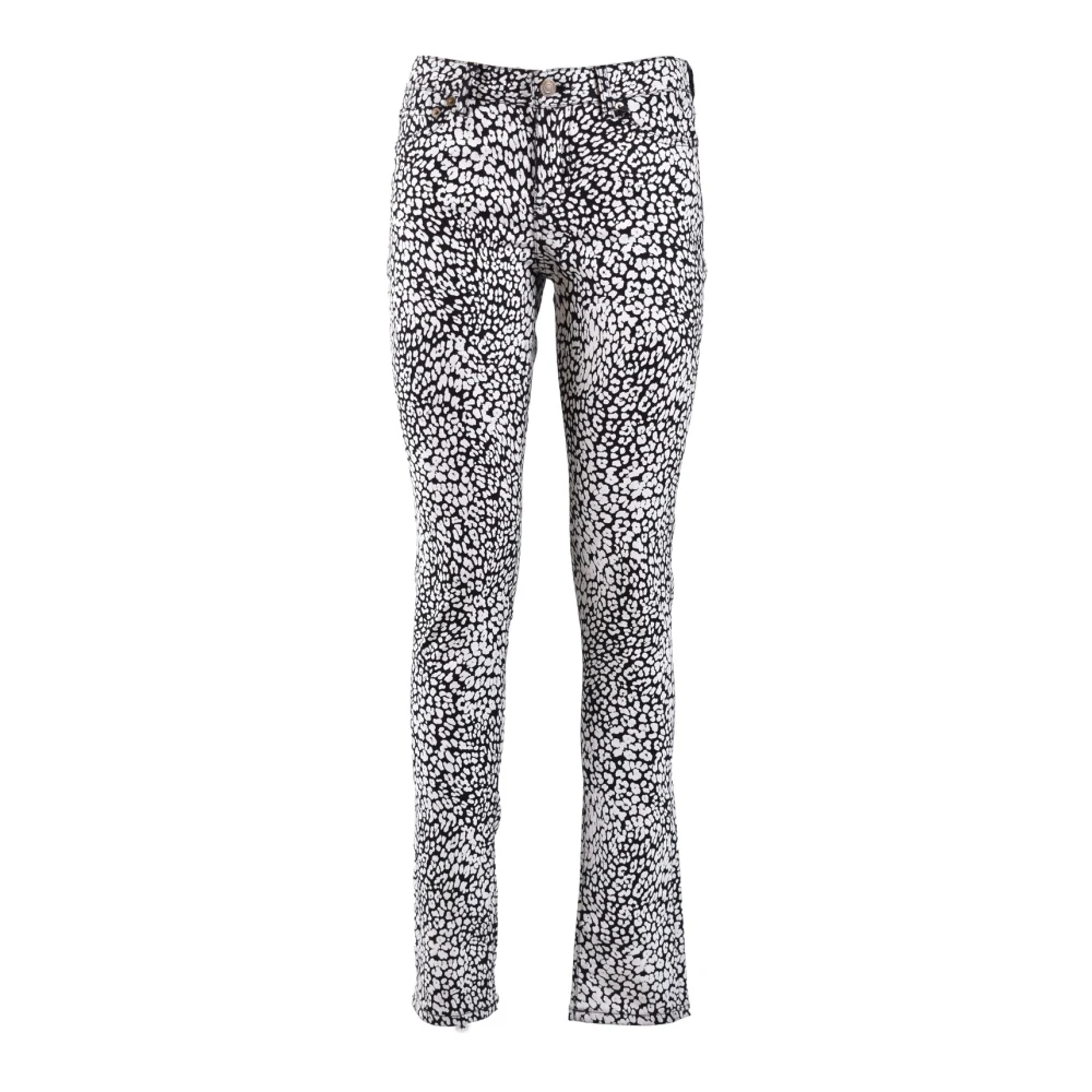 Saint Laurent Slim-fit Denim Jeans Black Dames