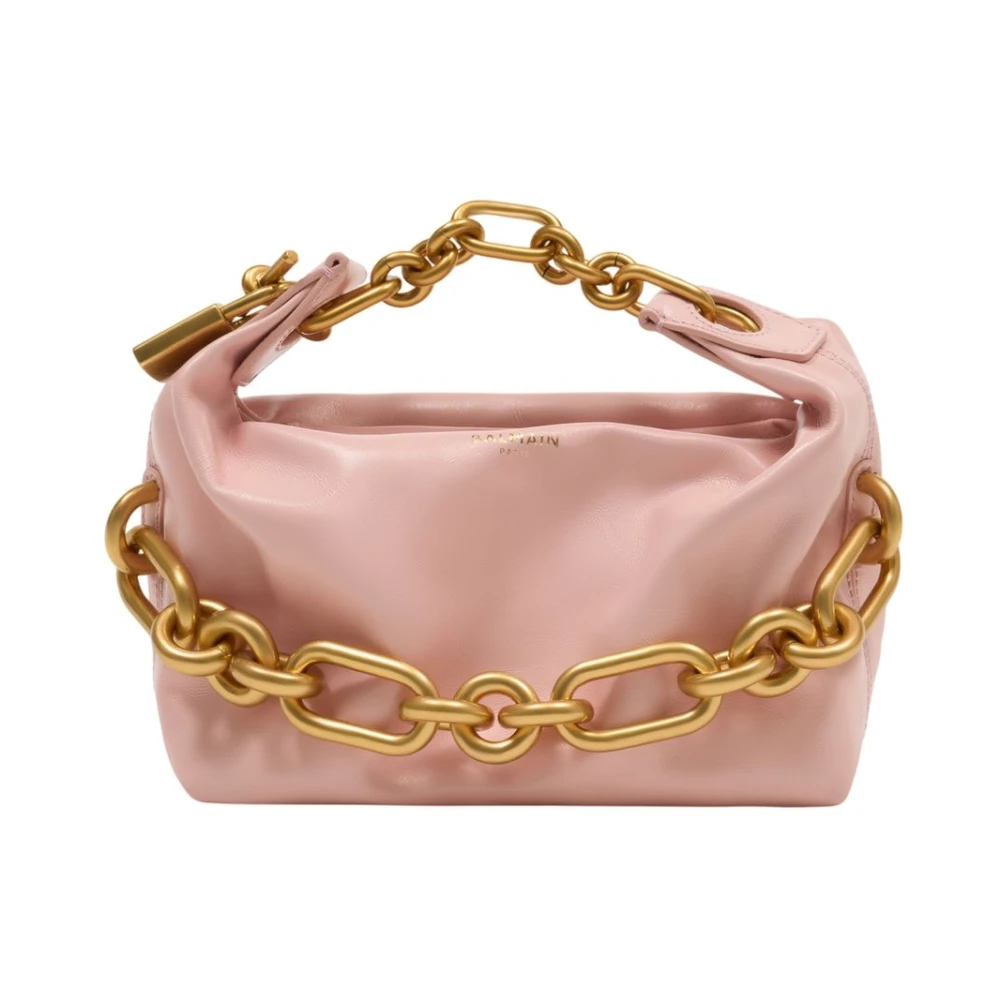 Balmain Pink Mini Sync Bag - Female - Handbags - One Size - Bags