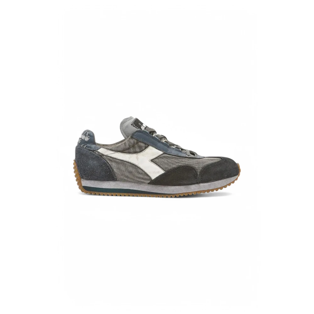 Diadora Stone Wash Evo Canvas Sneakers Heren Schoenen Grijs