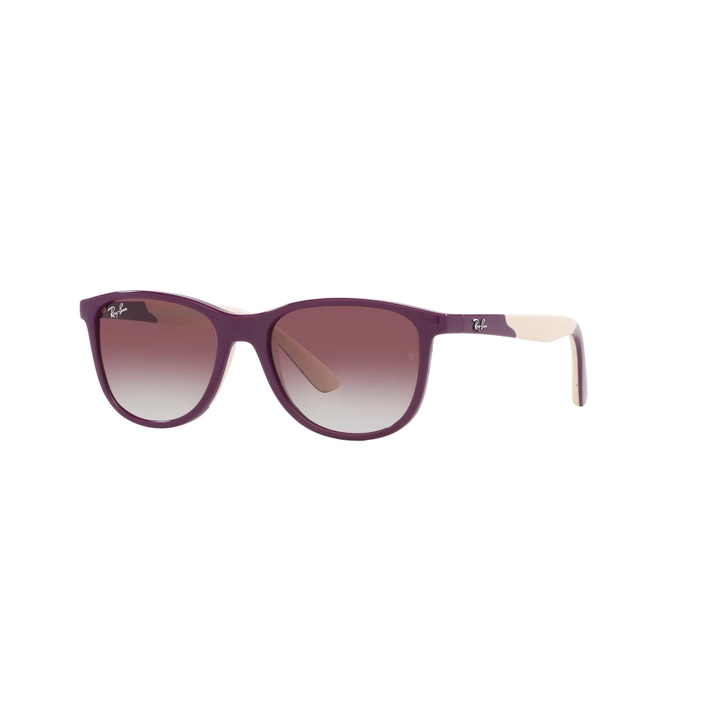 Ray-Ban Unisex Brown Junior Sunglasses Beige Violet/Grey Violet - Sunglasses - 49 Mm - Accessories