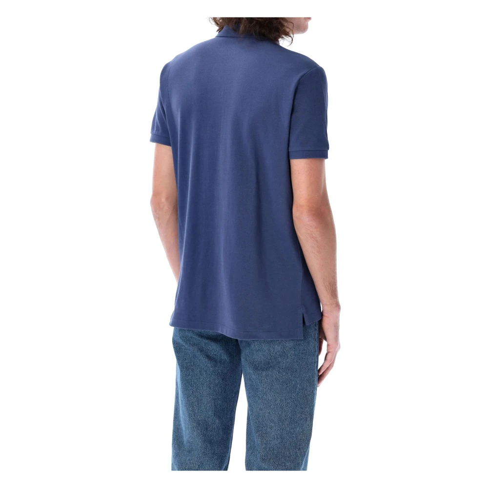 Polo Ralph Lauren Iconisch Mesh Polo Shirt Blue Heren