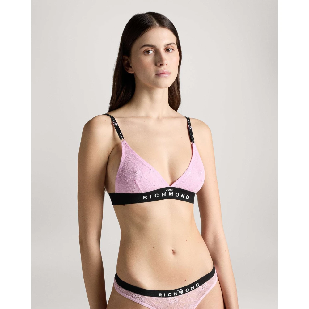 John Richmond Twee-pack van geborduurde kanten beha's Multicolor Dames