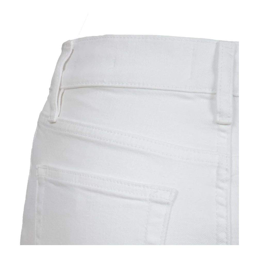 Frame Wide Leg Raw After Jeans White Dames