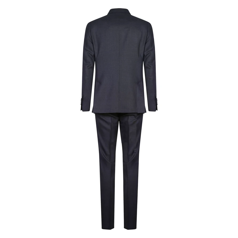 Lardini Zwarte Jurk voor Mannen Aw24 Black Heren
