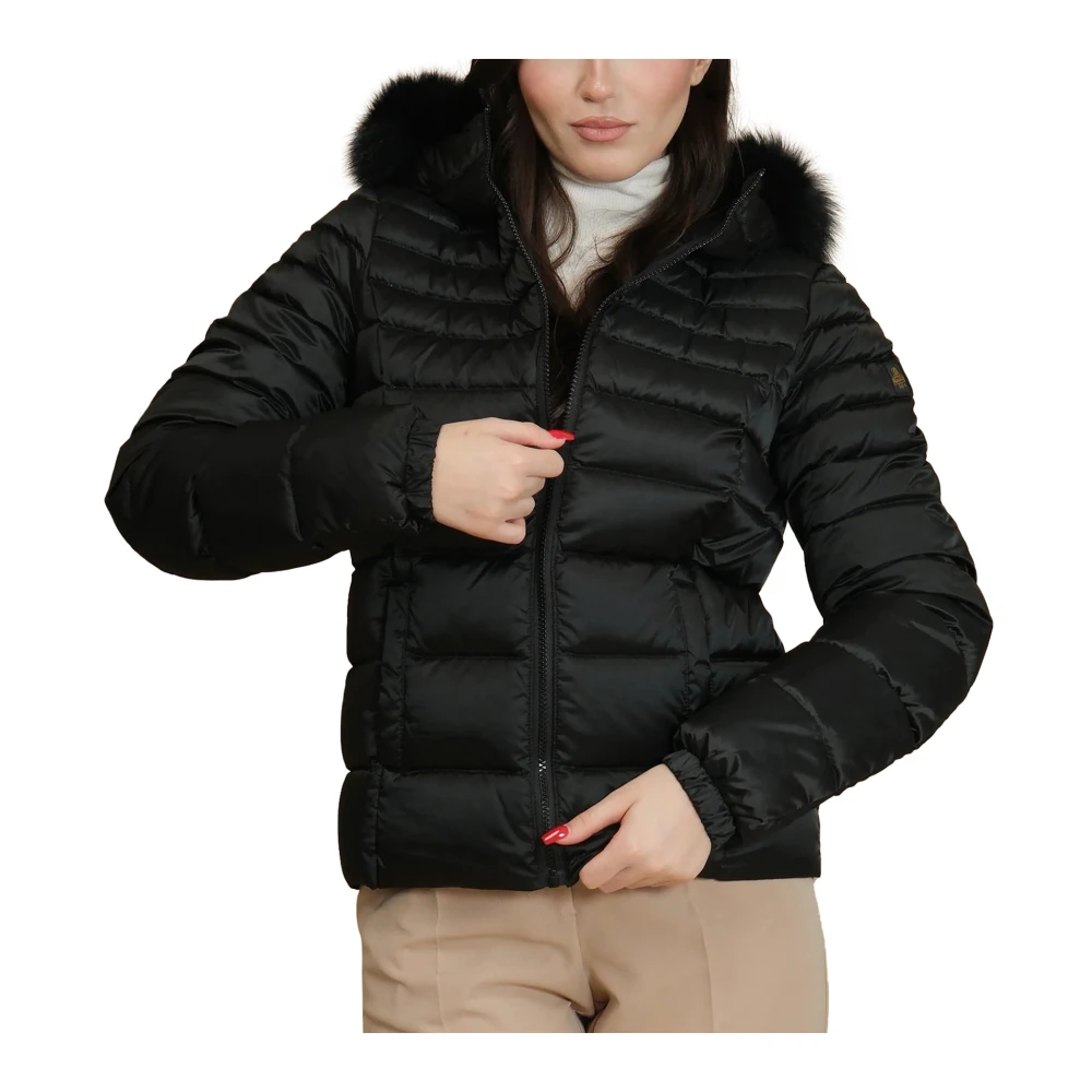 RefrigiWear Stijlvolle jas met 100% sa stelling Black