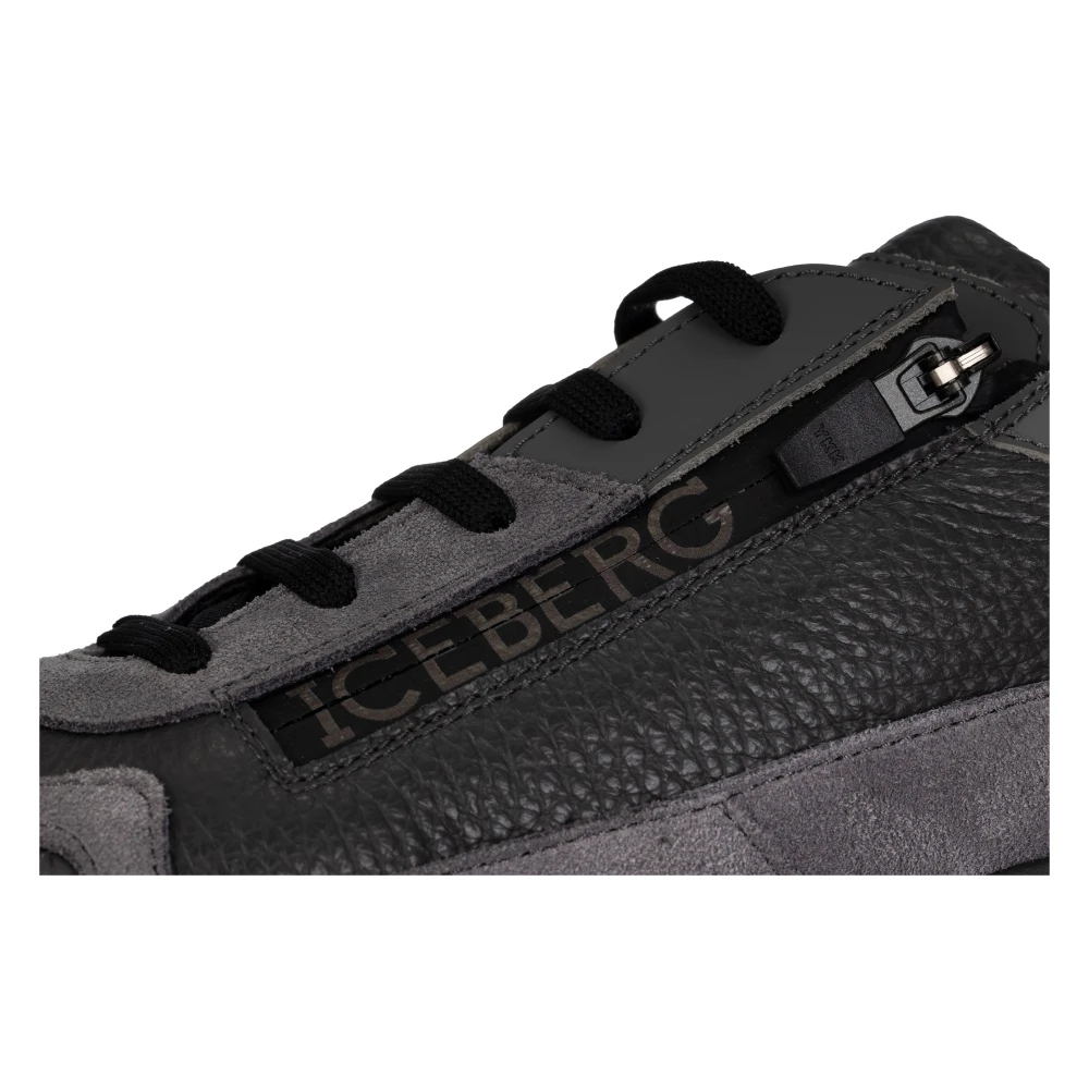 Iceberg Grijze Sneakers Regular Fit Gray Heren