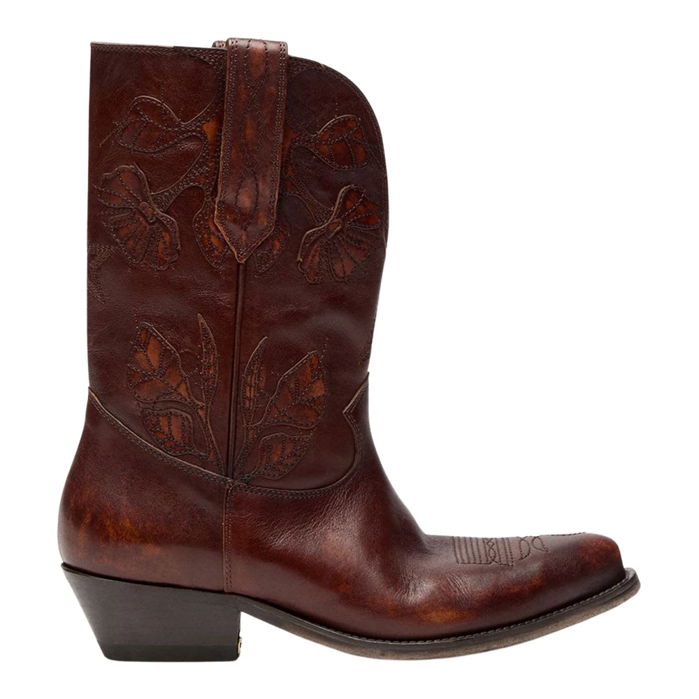 Golden Goose Women's Brown Cowboy & Biker Boots, 8 Uk, Cowboy Boots