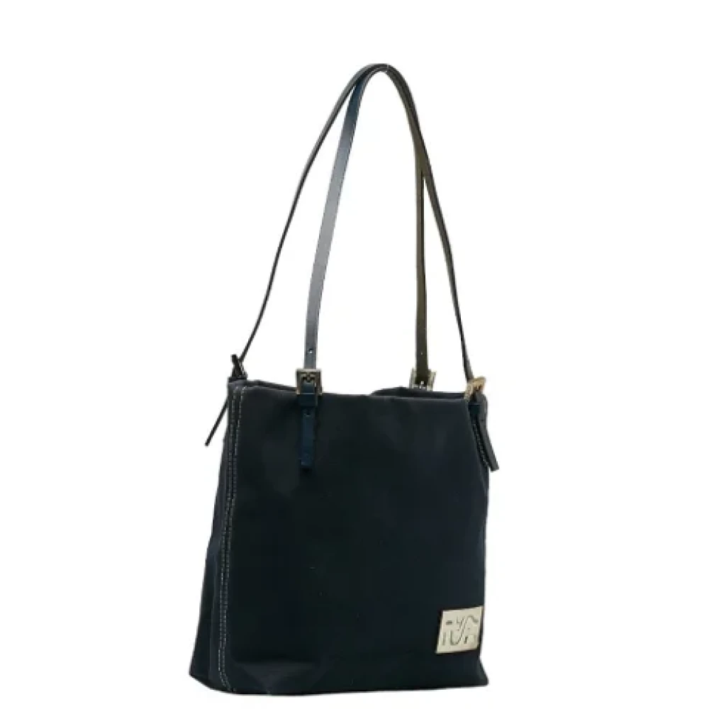 Fendi Vintage Pre-owned Canvas totes Blue Dames