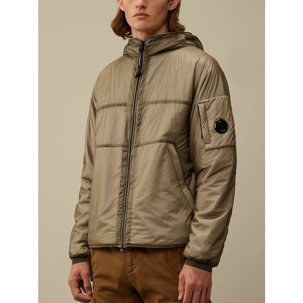 C.P. Company Stijlvolle Medium Jas Beige Heren