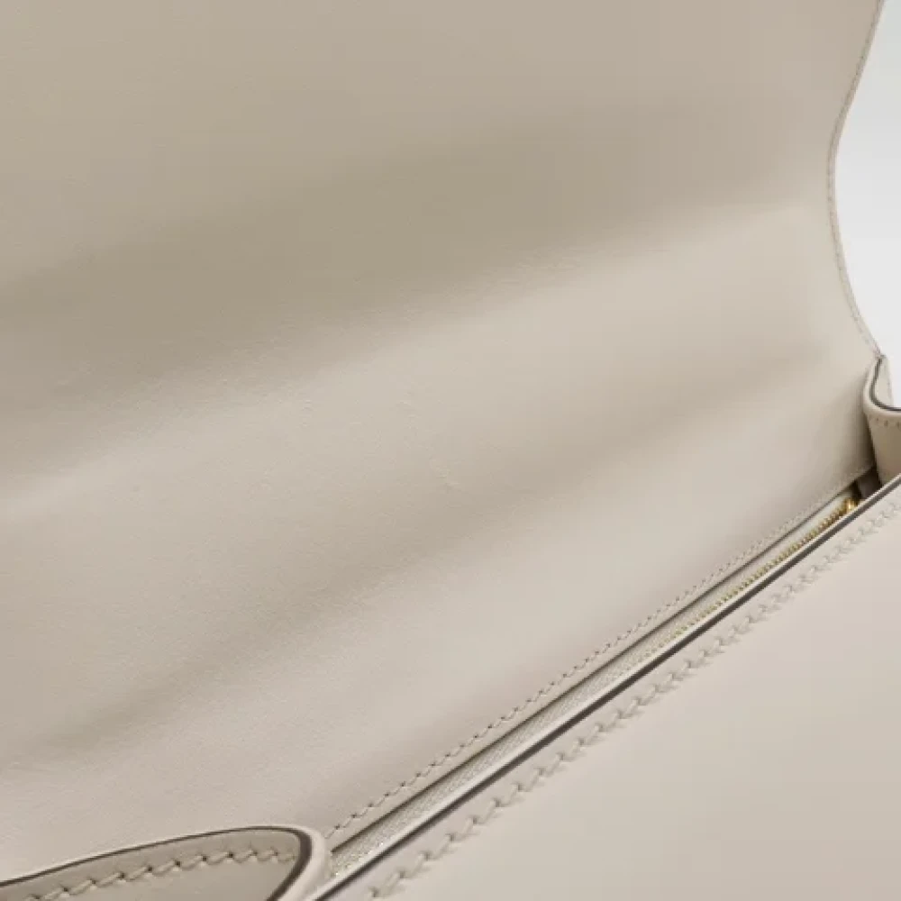 Gucci Vintage Pre-owned Leather gucci-bags White Dames