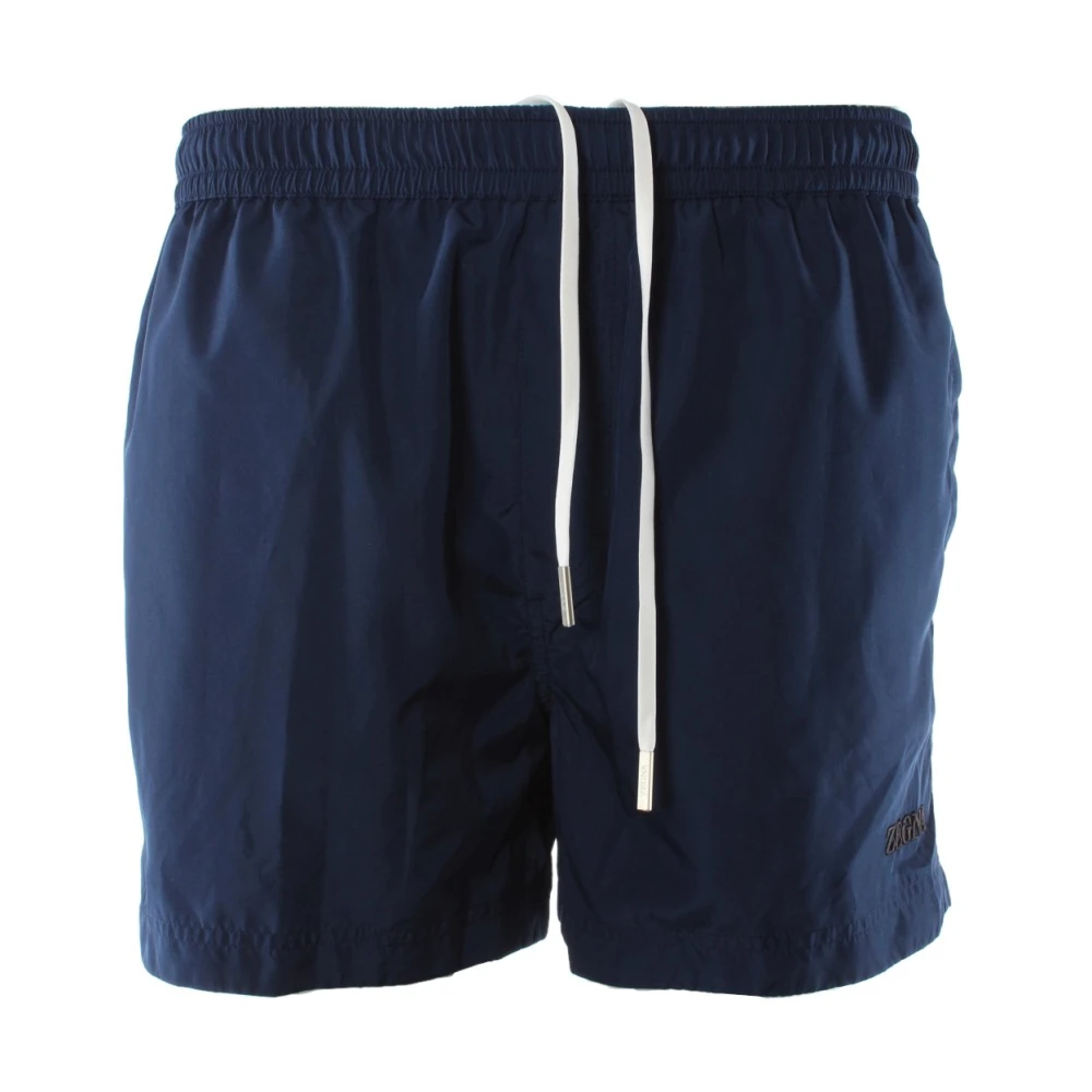 Zegna Blue Mid-Length Swim Shorts - Male - Beachwear - S - Swimwear