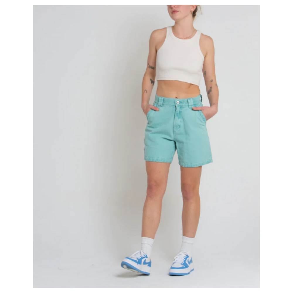 Deus Ex Machina Geribbelde Witte Crop Top White Dames