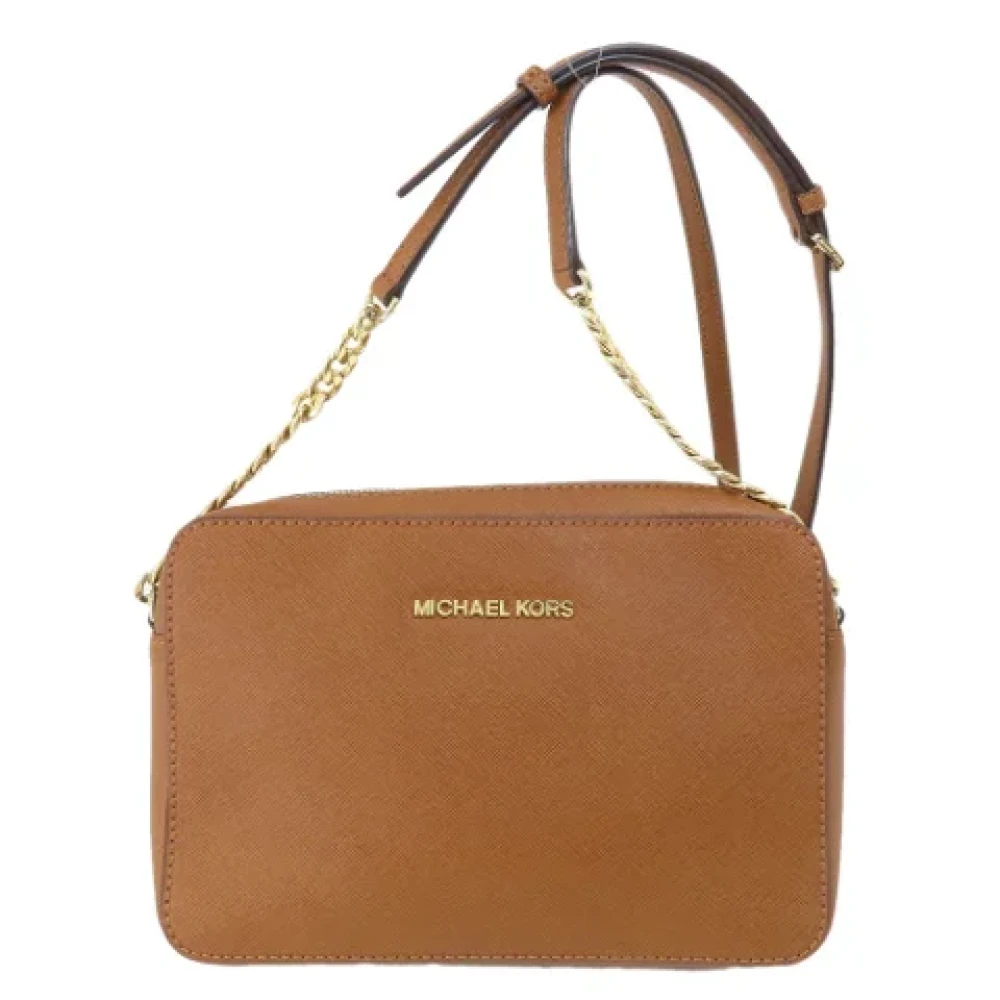 Michael Kors Pre-owned Plastic shoulder-bags Brown Dames