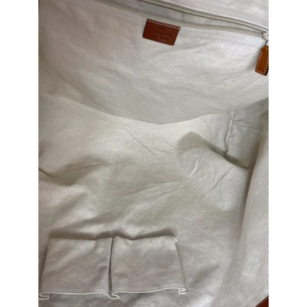 Gucci Vintage Pre-owned Leather gucci-bags Beige Dames