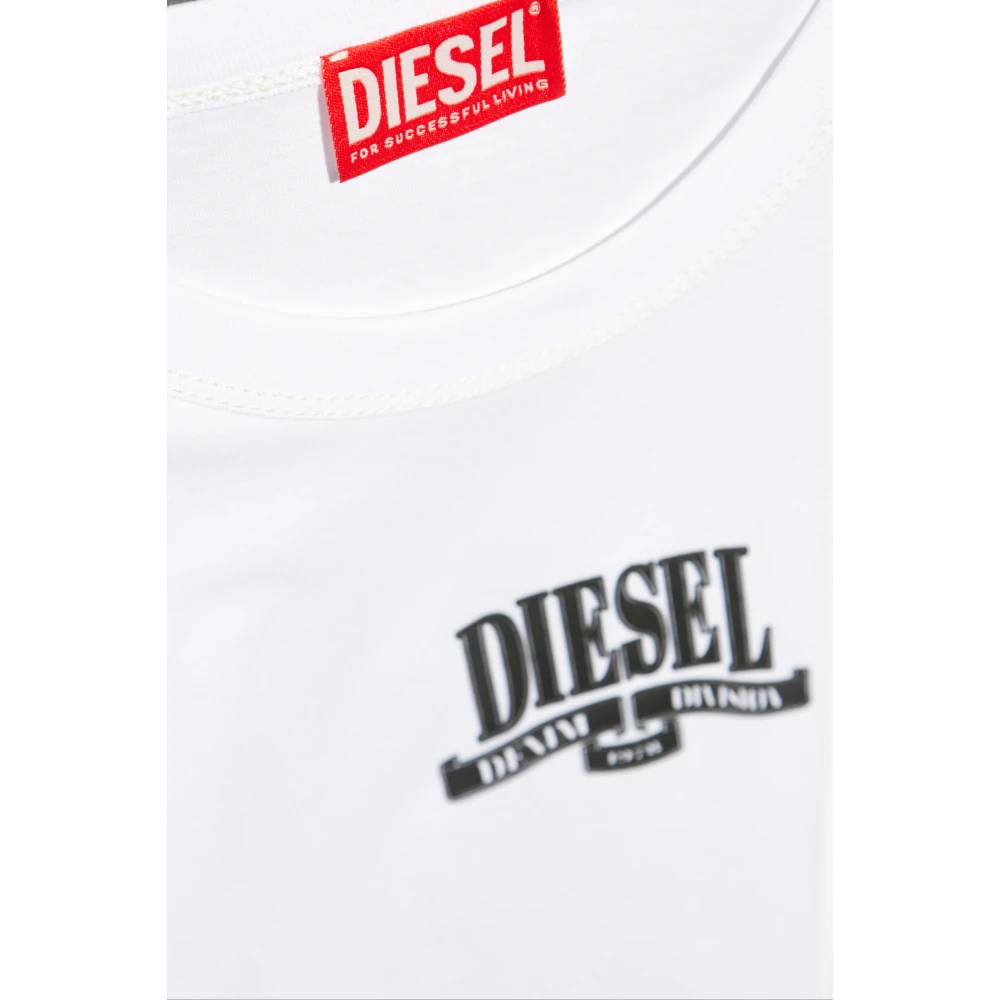 Diesel T-shirt T-Adjust-K10 White Heren
