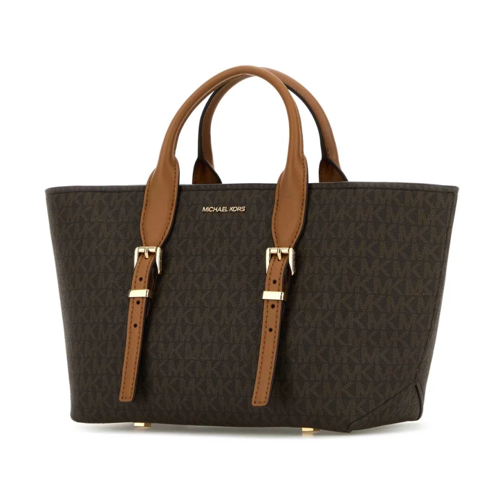 Michael Kors Canvas Moore Shopping Bag Brown Dames