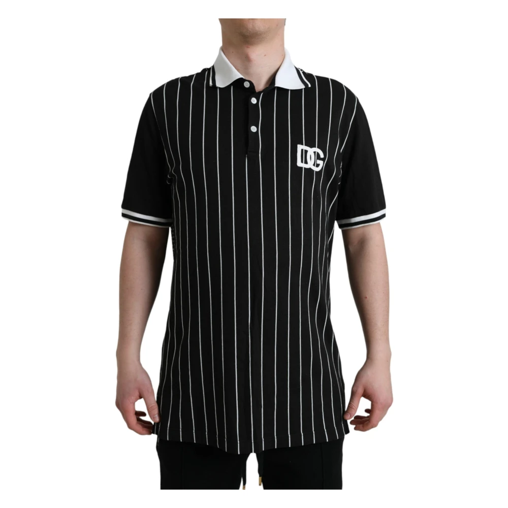 Dolce & Gabbana Polo Shirts Black Heren
