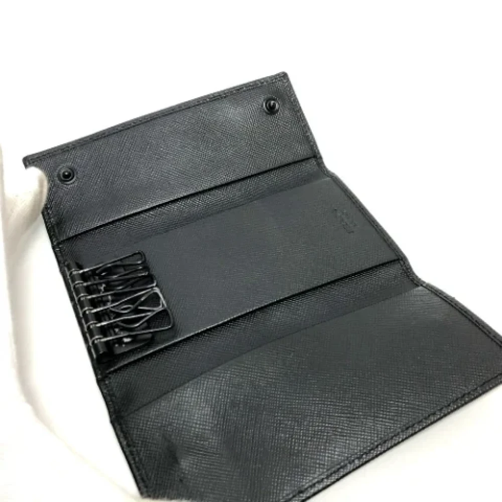 Prada Vintage Pre-owned Nylon wallets Black Dames