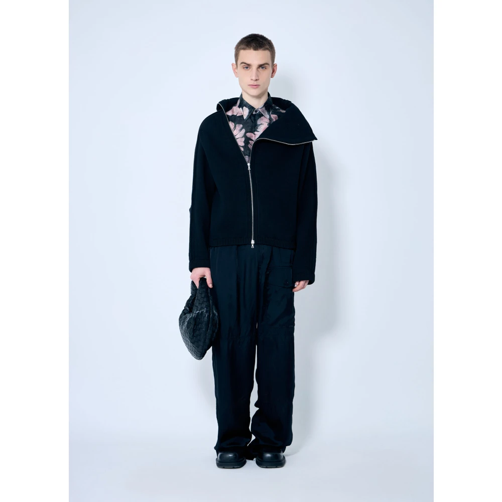 Dries Van Noten Bloemen Zijden Overhemd Multicolor Heren