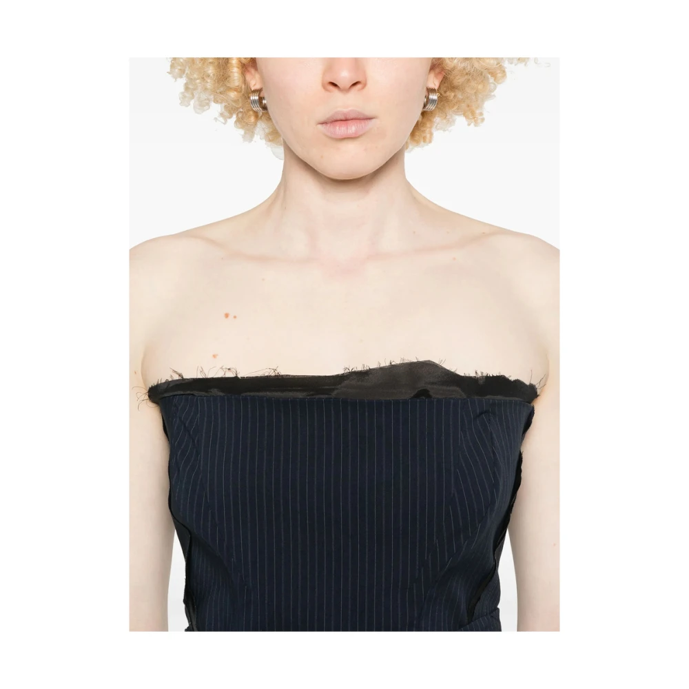 Ottolinger Navy Blue Bandeau Stijl Bodice Blue Dames
