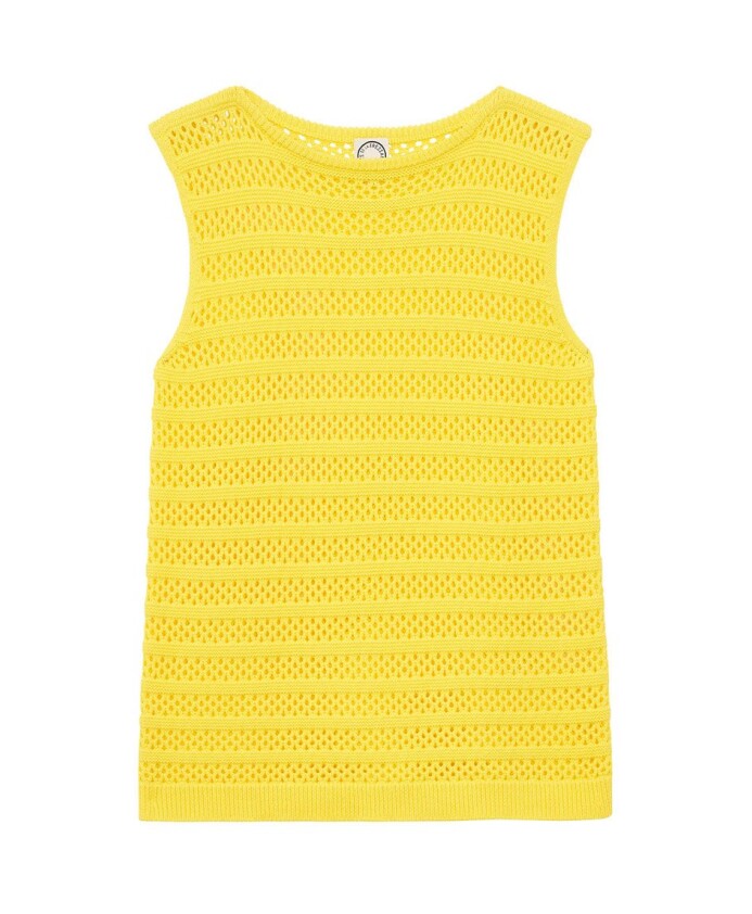 debardeur-jaune-en-crochet